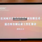 VR快报：2019红河州开发投资控股集团有限公司混合所有制企业工作汇报会