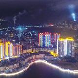 个旧金湖夜景